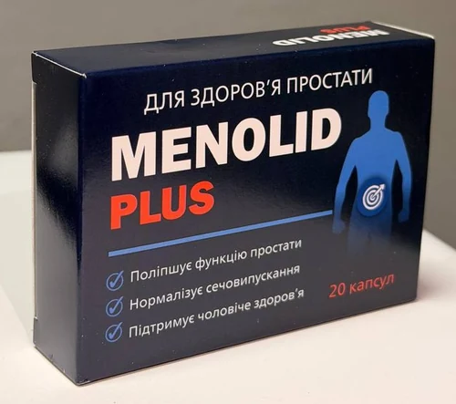 Menolid Plus — капсули для здоров’я простати