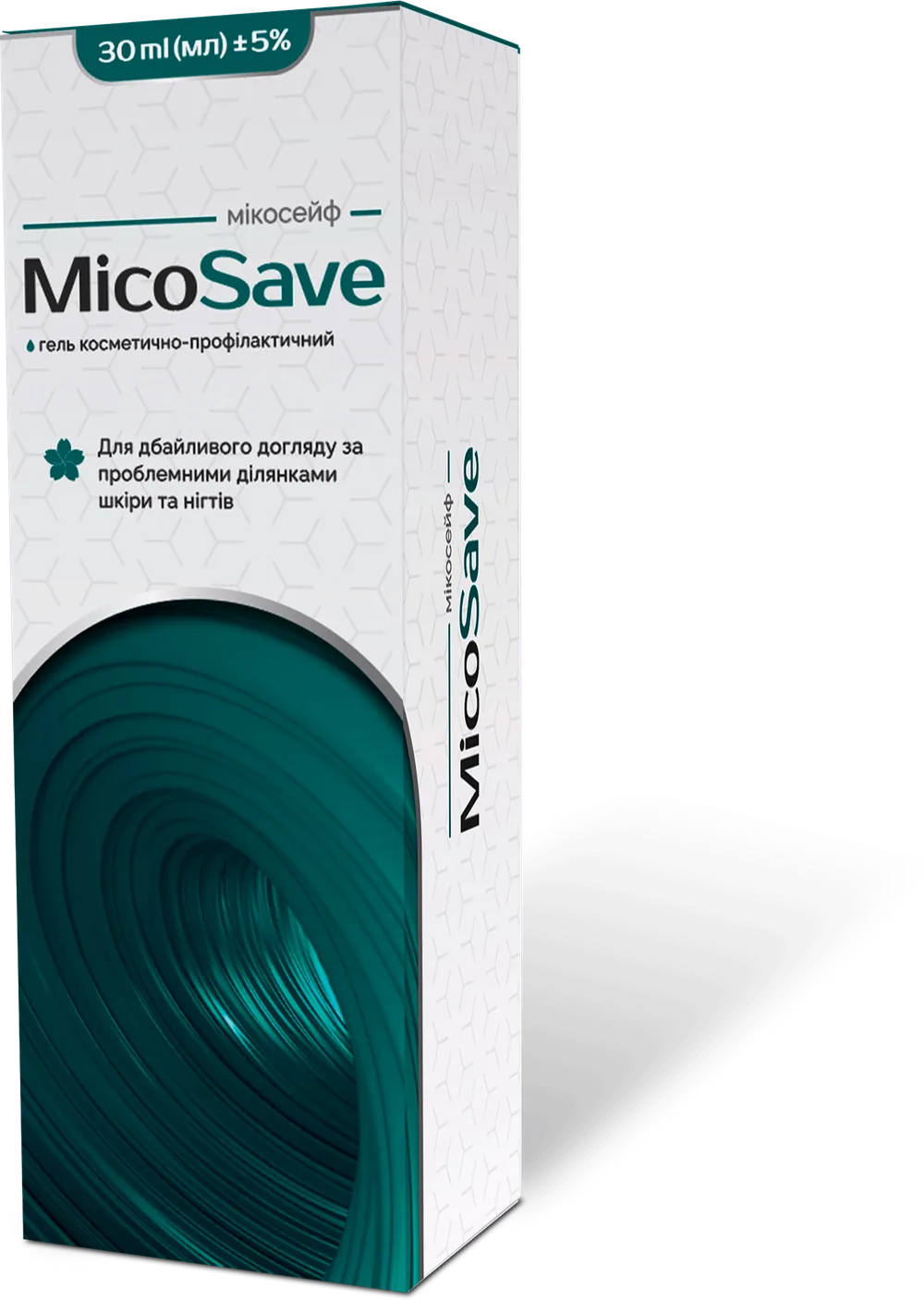 MicoSave Psoriasis — гель для догляду за подразненою шкірою, упаковка 30 мл