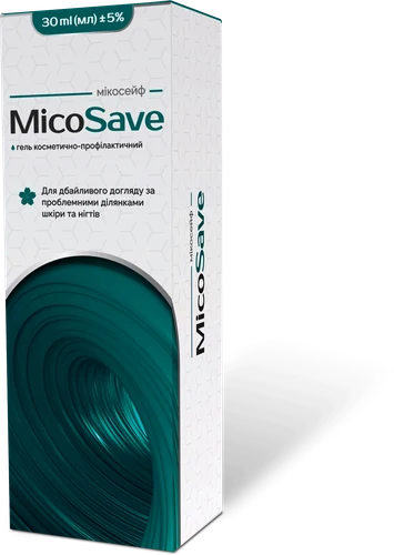 MicoSave Psoriasis — гель для догляду за подразненою шкірою
